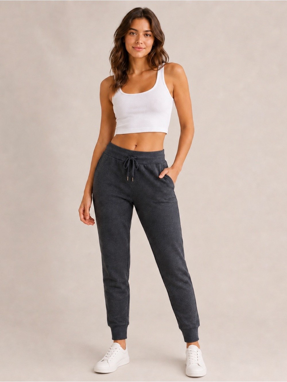 Stars Above Women’s Small Charcoal Gray Jogger Pants Drawstring Sweatpants
